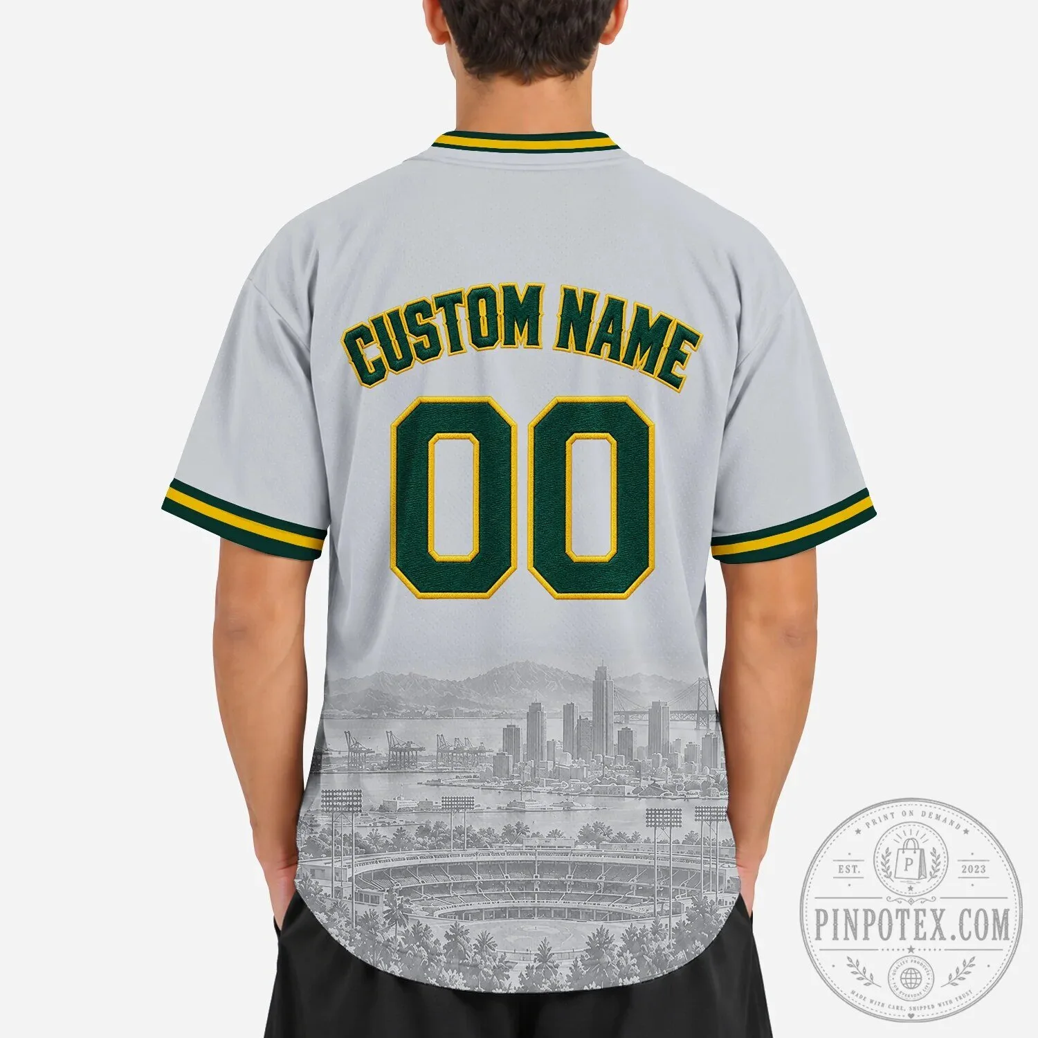 Oakland Athletics Dark Green and Yellow Baseball Jersey 25 Oakland Athletics Dark Green and Yellow Baseball Jersey