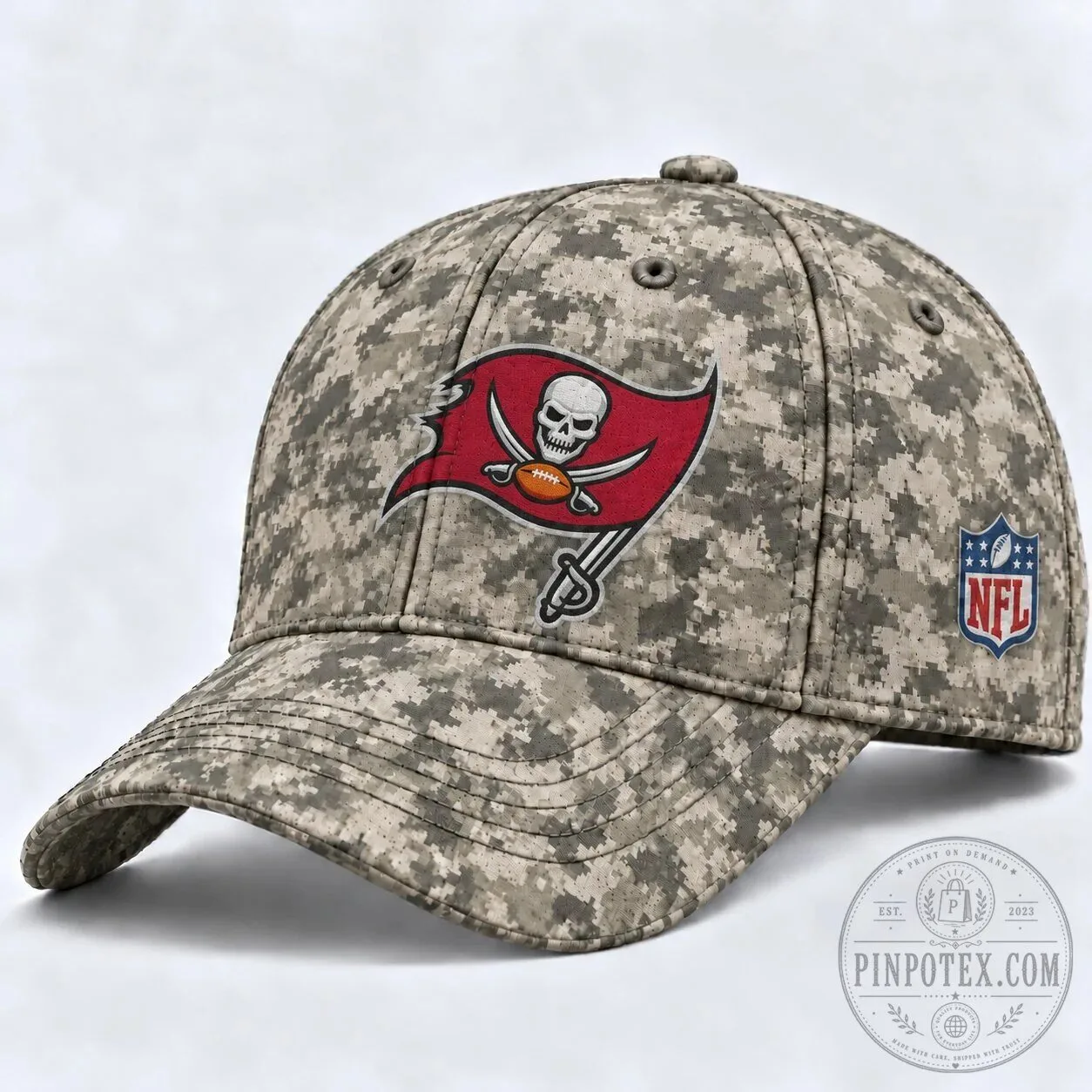 Tampa Bay Buccaneers Desert Camouflage National Football League Cap Hat 3 Tampa Bay Buccaneers Desert Camouflage National Football League Cap Hat