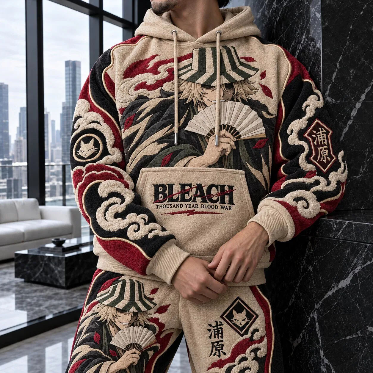 Bleach Thousand-Year Blood War Kisuke Urahara Anime Hoodie