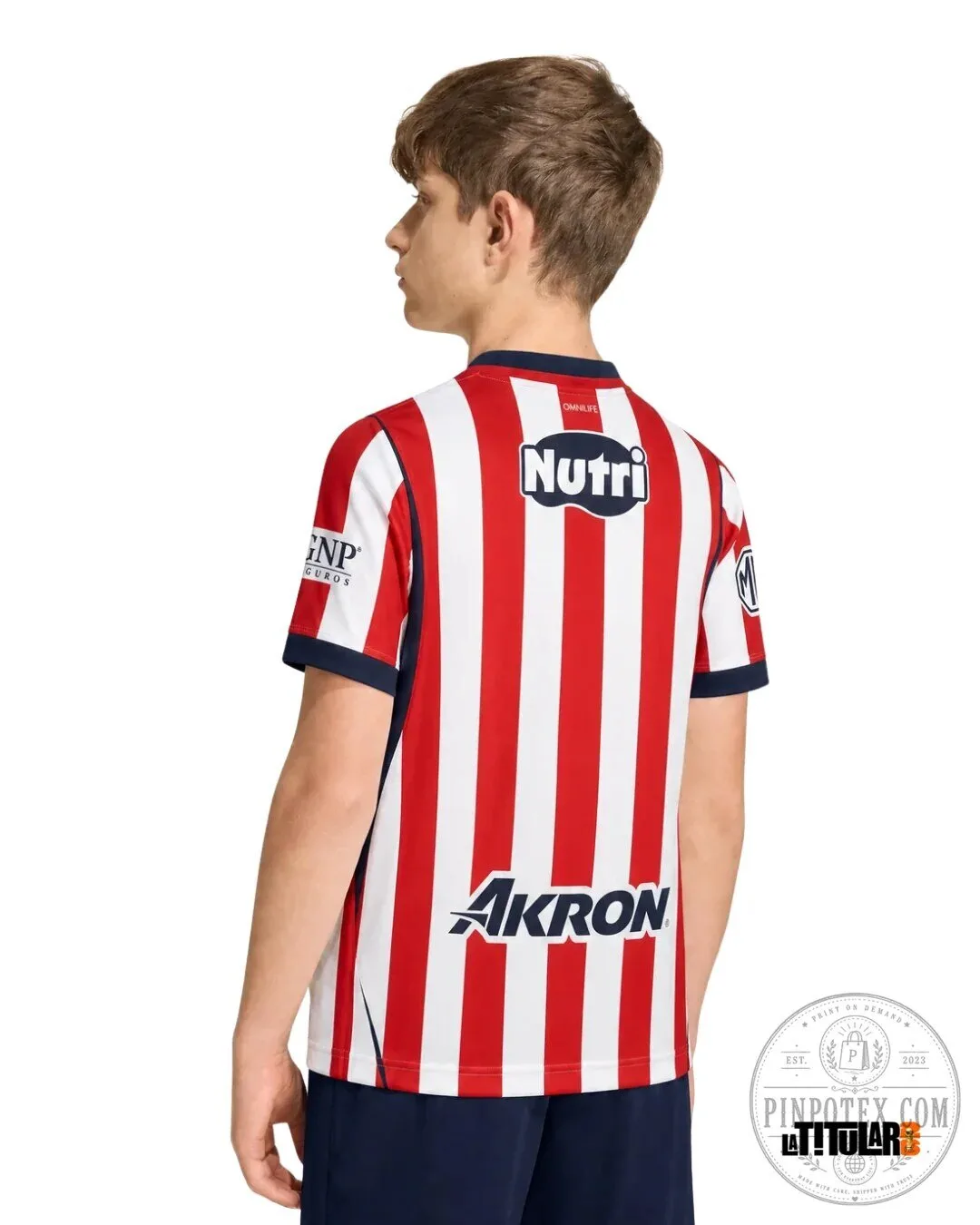Club Deportivo Guadalajara Chivas Kids Home Soccer Football Jersey 9 Club Deportivo Guadalajara Chivas Kids Home Soccer Football Jersey