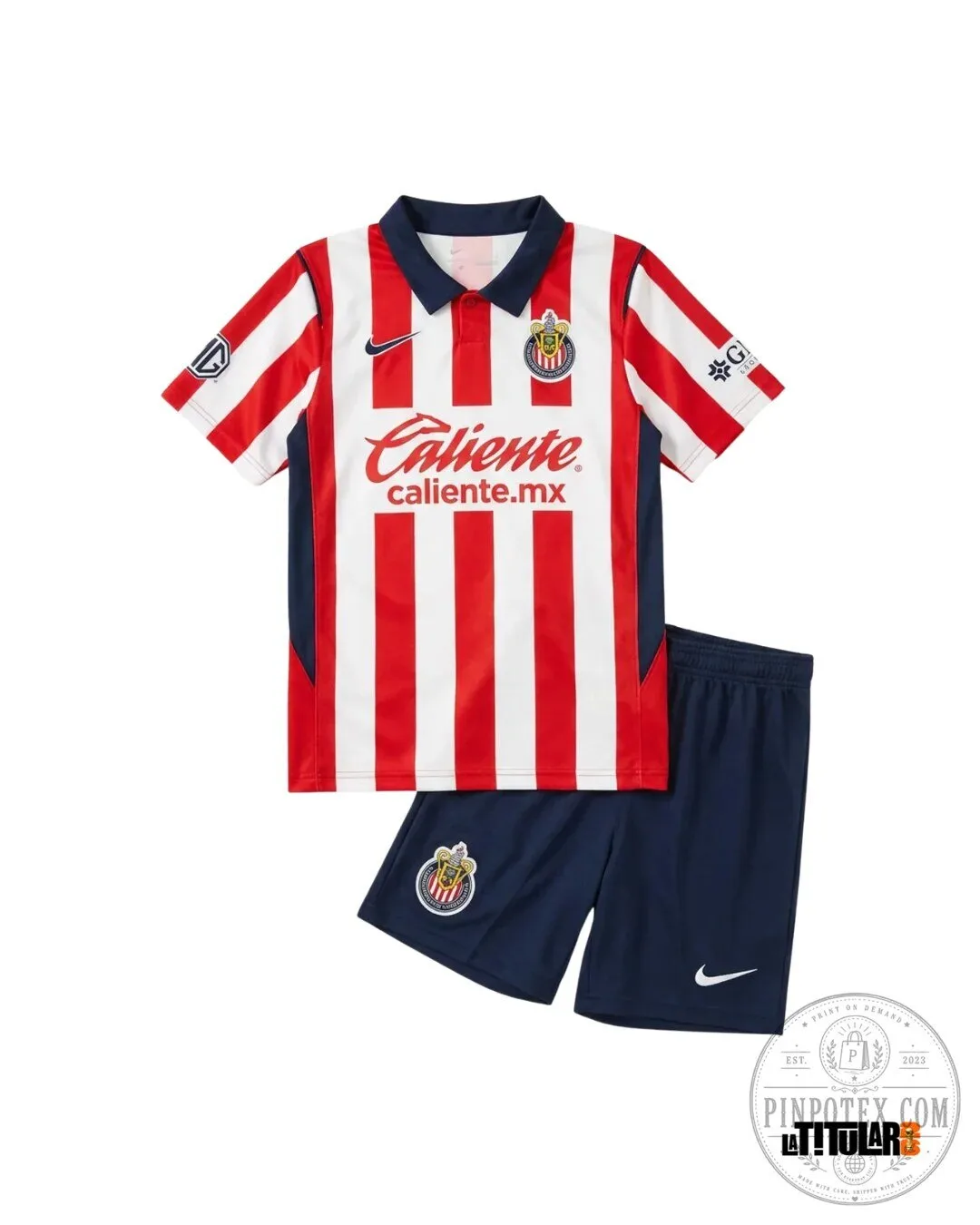 Club Deportivo Guadalajara Chivas Kids Home Soccer Football Jersey 10 Club Deportivo Guadalajara Chivas Kids Home Soccer Football Jersey