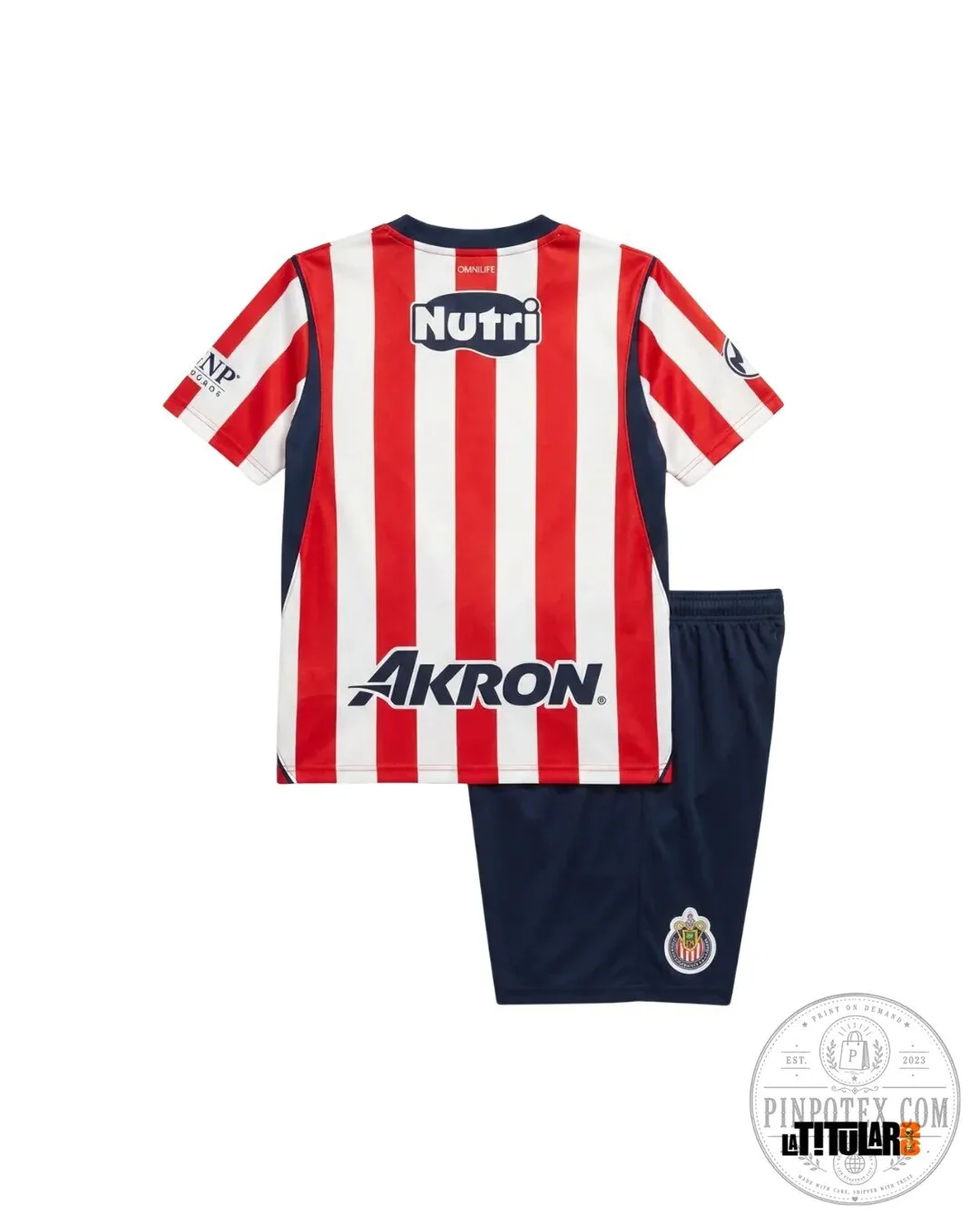 Club Deportivo Guadalajara Chivas Kids Home Soccer Football Jersey 11 Club Deportivo Guadalajara Chivas Kids Home Soccer Football Jersey