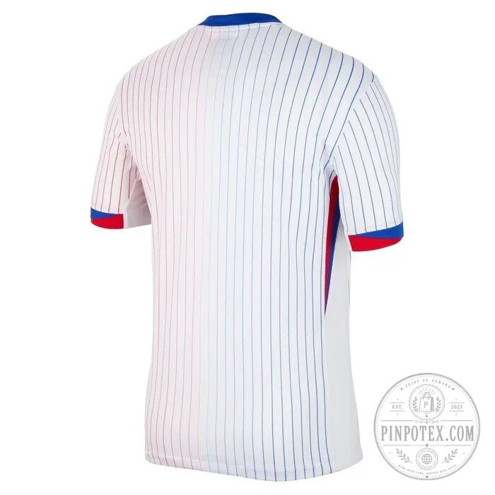 France National Football Team Away Jersey 2025 with Rooster Crest and Stripes 15 France National Football Team Away Jersey 2025 with Rooster Crest and Stripes