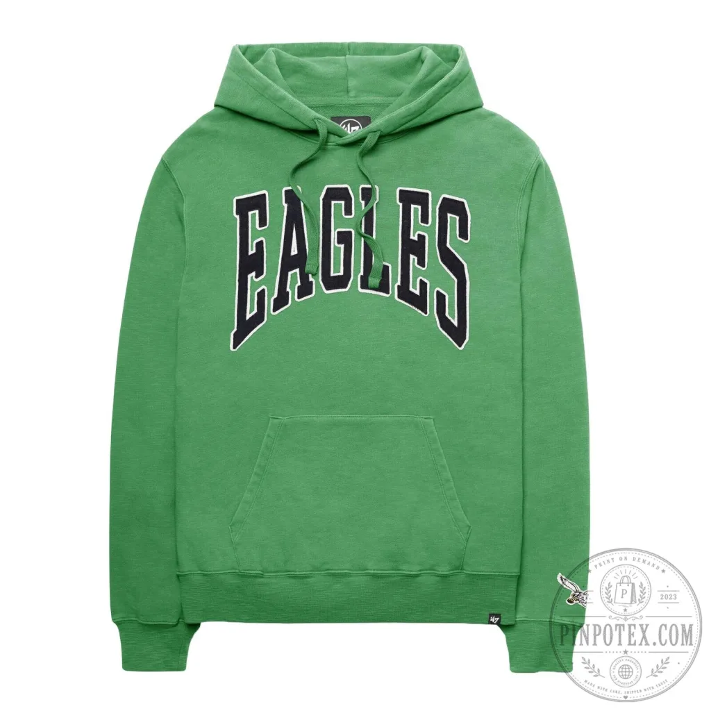Philadelphia Eagles NFL Football Team Green Pullover Hoodie Philadelphia Eagles NFL Football Team Green Pullover Hoodie